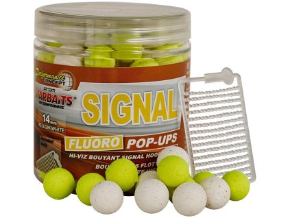Plávajúce boilies Fluo STARBAITS Signal 80g (Hmotnosť 80g, Priemer 14mm, Príchuť Signal)