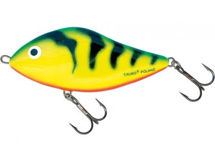 Salmo Wobler Slider Floating Green Tiger-7 cm 17 g (Hmotnosť 17g, Dĺžka 7cm, Výrobca SALMO)