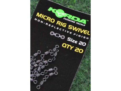 Korda Obratlík MICRO RIG SWIVEL (Veľkosť 20)