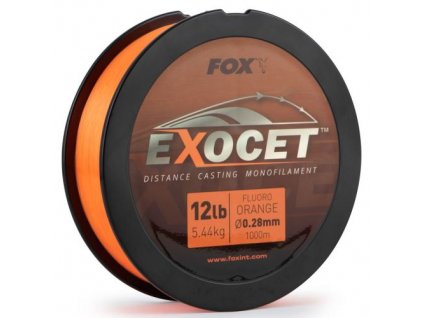 fox vlasec exocet fluoro orange mono 1000 m
