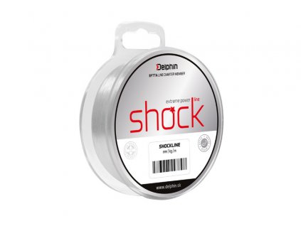 Delphin SHOCK Line transp. 80m 0,40mm 22lbs (Model SHOCK LINE, Priemer 0,40mm)