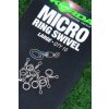 Korda Mikro obratlík s krúžkom MICRO RING SWIVEL (Veľkosť large)