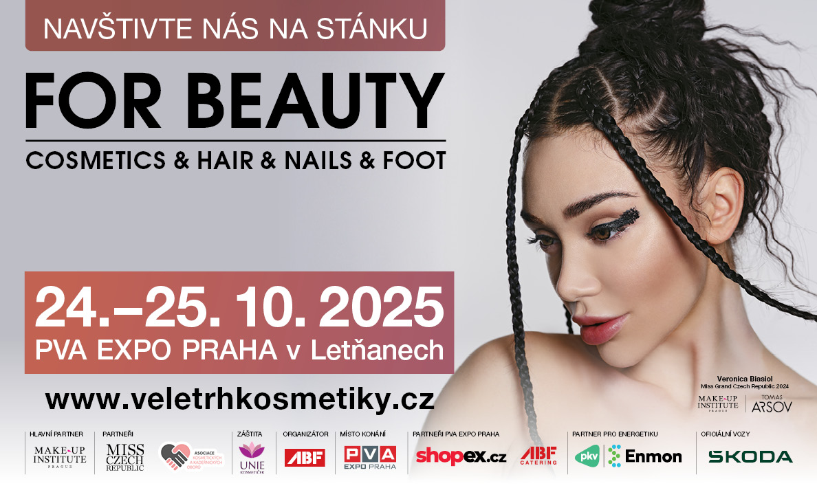 Navštivte nás na veletrhu For Beauty