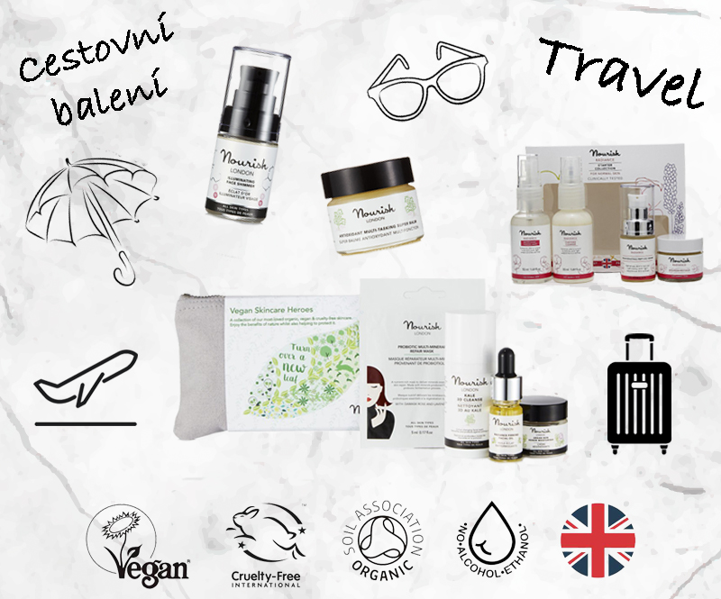 Nourish London cestovní balení