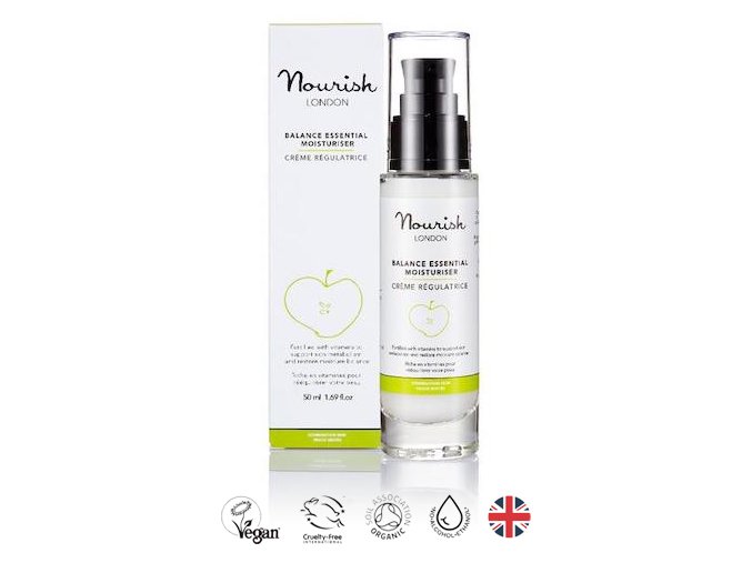 anglickakrasa hydratacni krem na oblicej na smisenou a mastnou plet nourish balance essential moisturiser