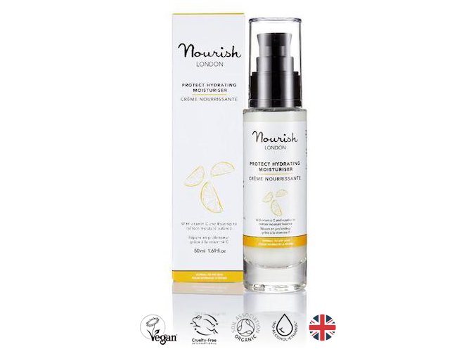 anglickakrasa hydratacni krem na oblicej na suchou plet nourish protect hydrating moisturier