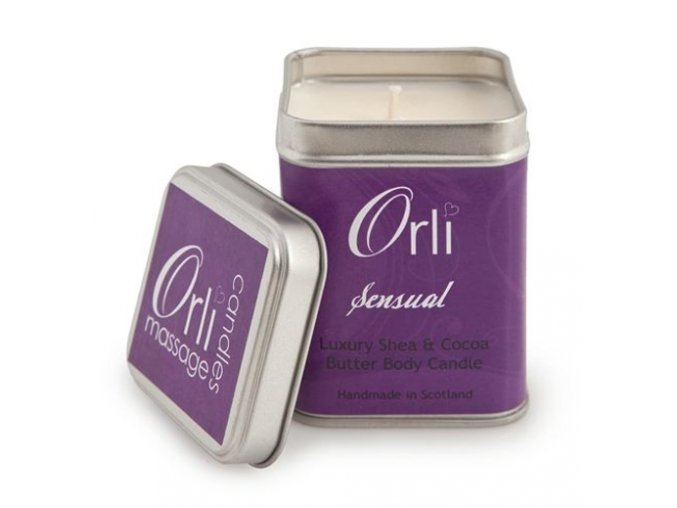 Přírodní masážní svíčka Smyslná 108g - Sensual - Orli Massage Candles