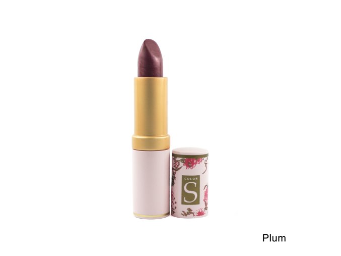 Dlouhodržící hydratační rtěnka Lipstains Gold - Plum