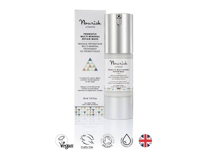 anglickakrasa probioticka multimineralni regeneracni maska nourish london probiotic multi mineral repair mask