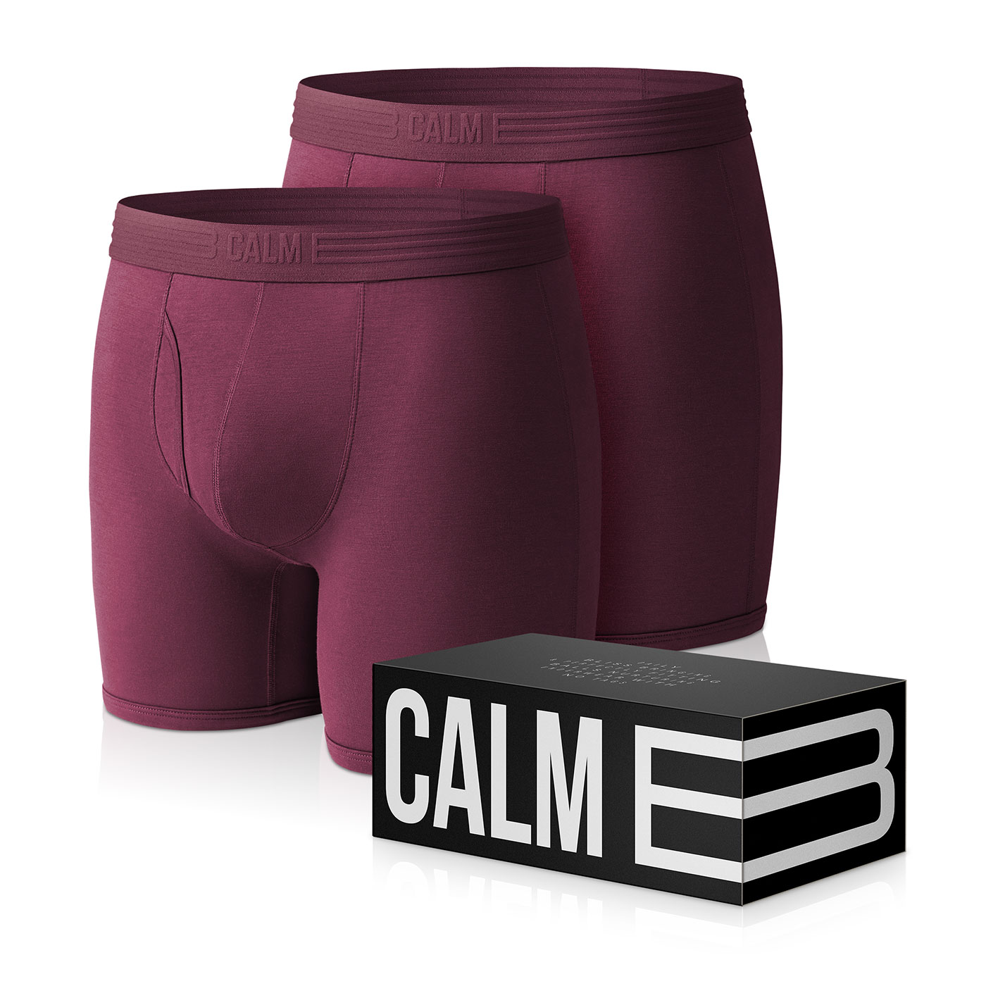 Calm B Boxerky vínové 2-pack Velikost: S
