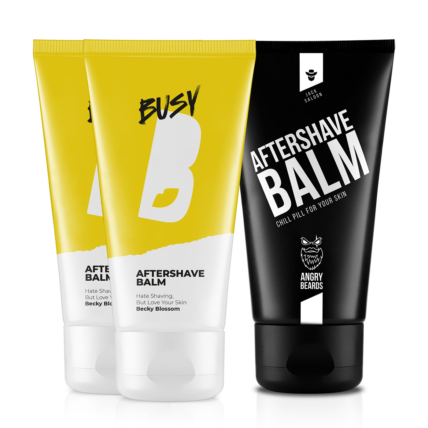 Angry Beards Aftershave Set 2+1 pro ni i něj