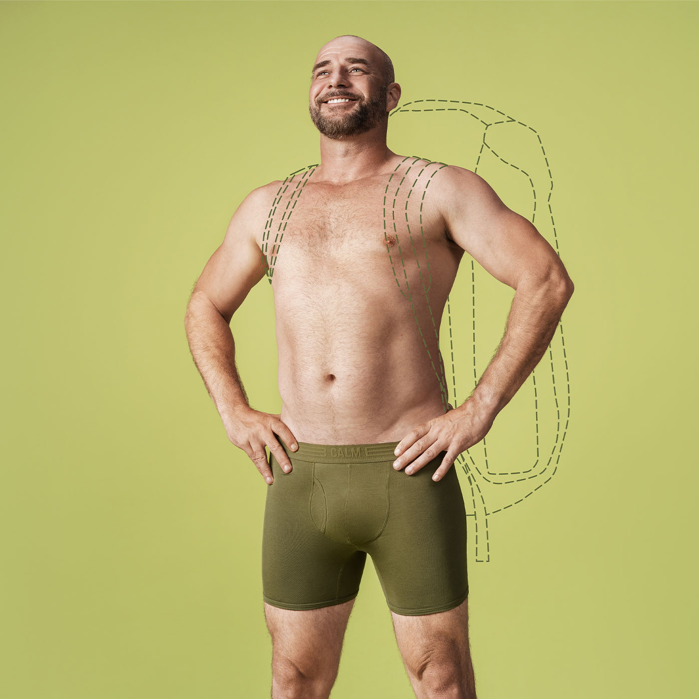 Calm B Boxerky Color Therapy Edition 3-PACK Veľkosť: XXL