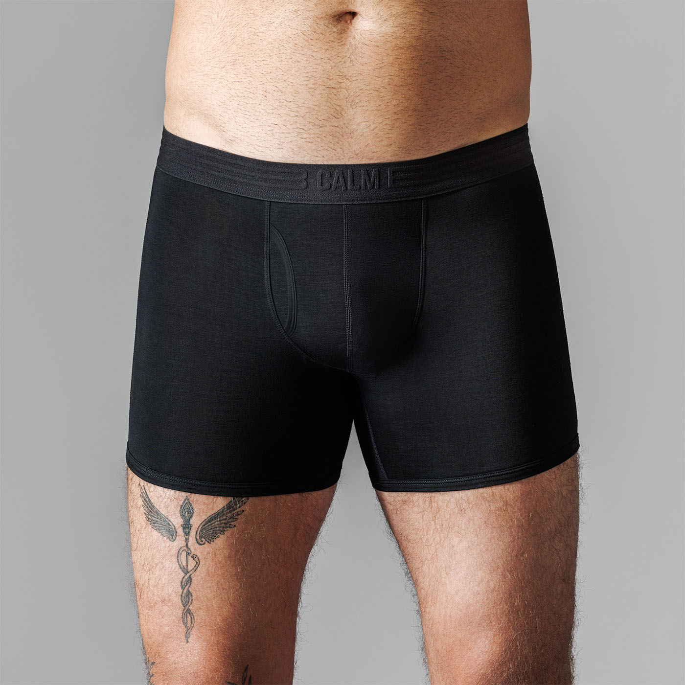 Calm B Boxerky čierne 2-pack s cockpitom Velikost: M