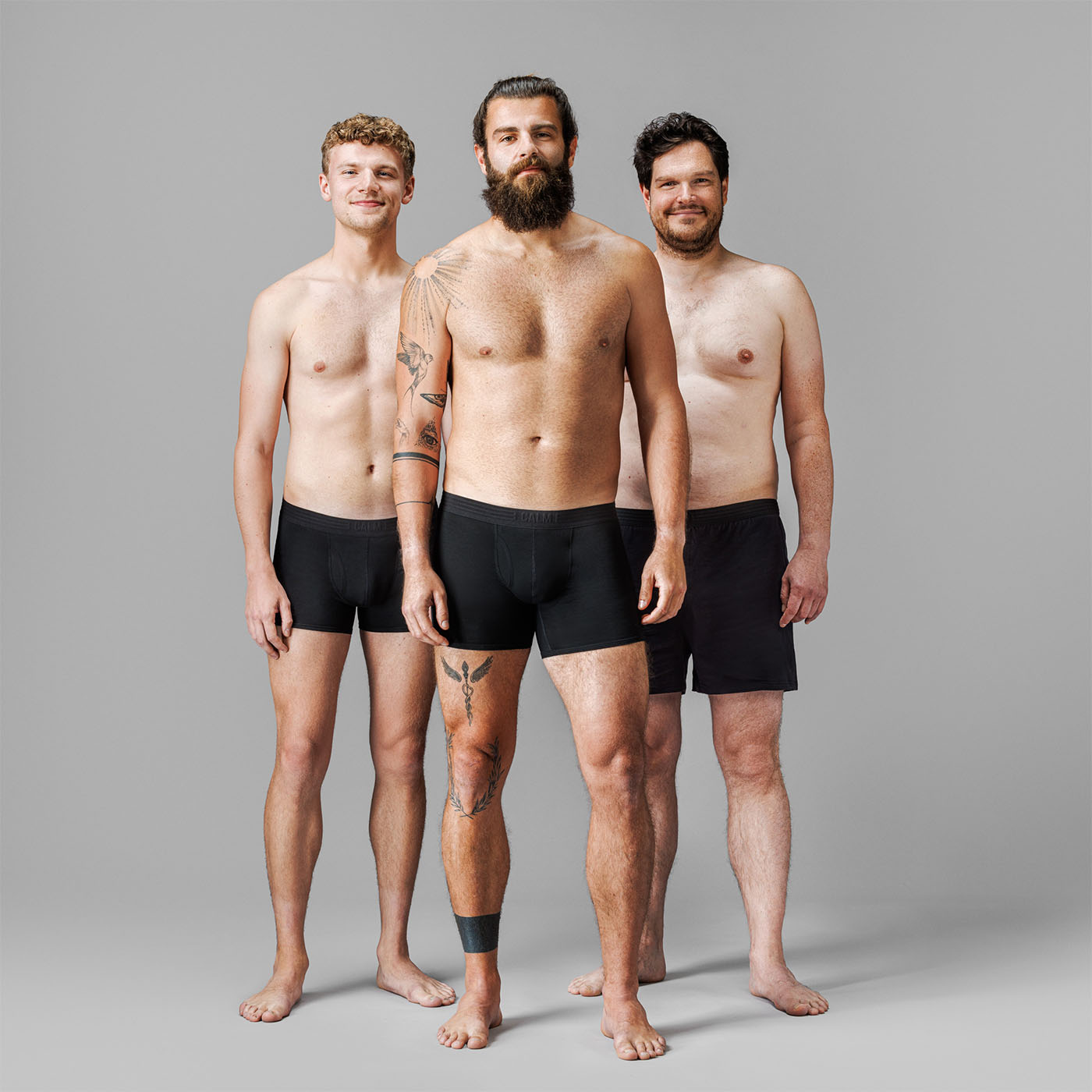 Calm B Boxerky čierne 2-pack s cockpitom Velikost: M