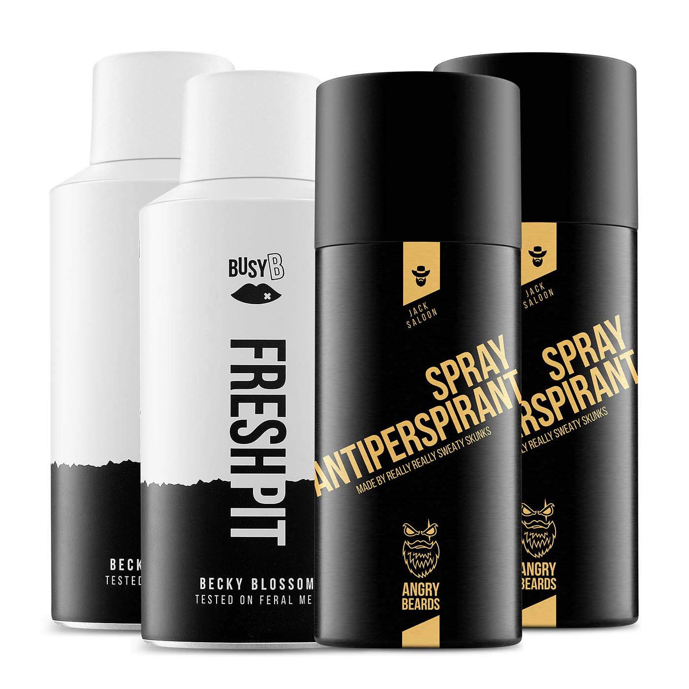 Angry Beards Antiperspirant Set 3+1 pre ňu aj pre neho
