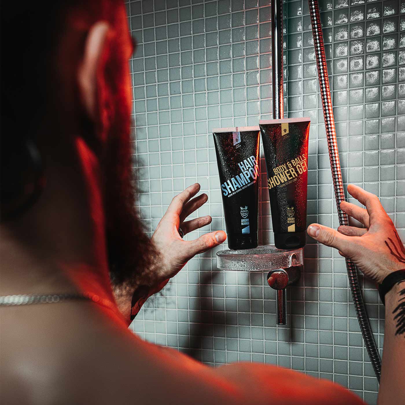 Angry Beards SHOWER SET JACK SALOON