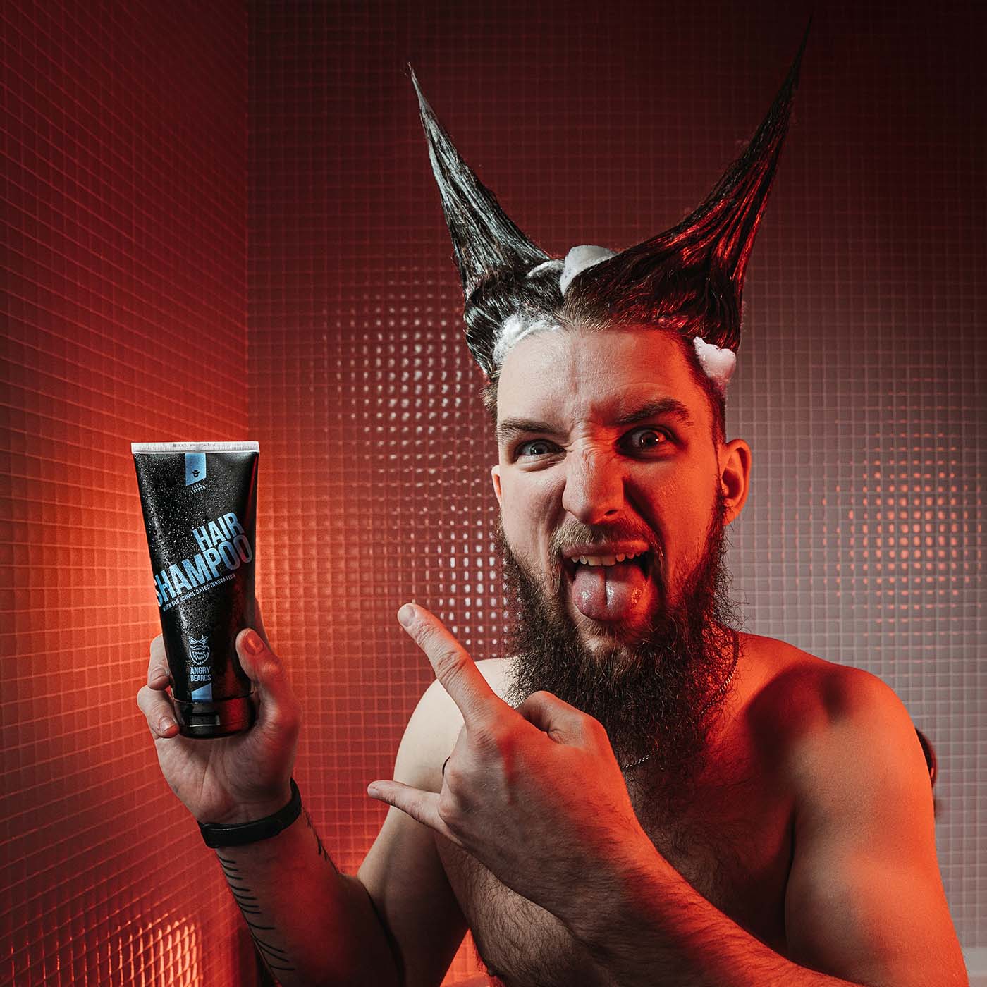 Angry Beards SHOWER SET JACK SALOON