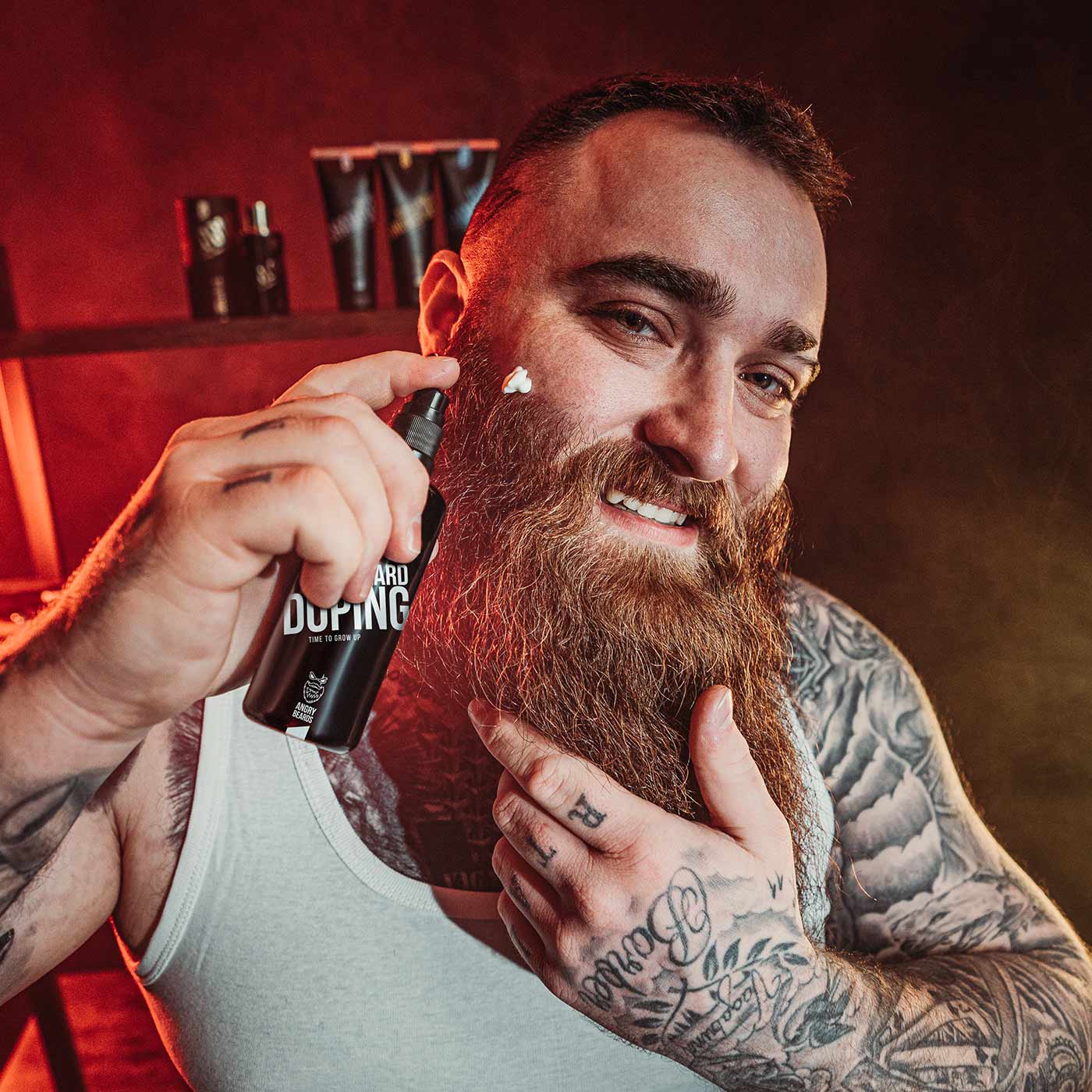 Angry Beards Beard Doping LIL D – Prípravok na rast fúzov