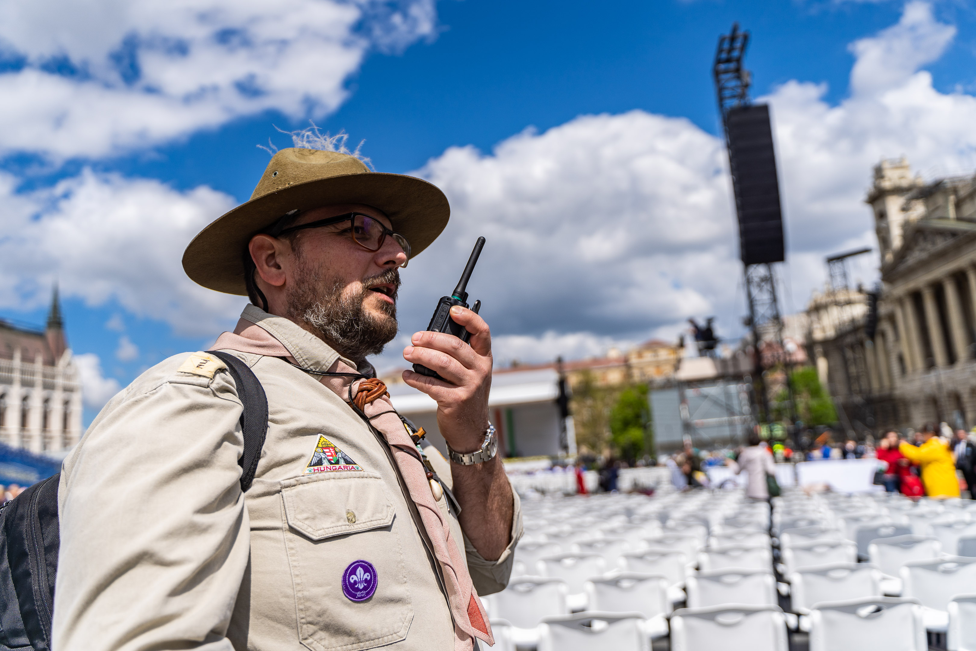 Použitie SFR prevádzača počas návštevy pápeža