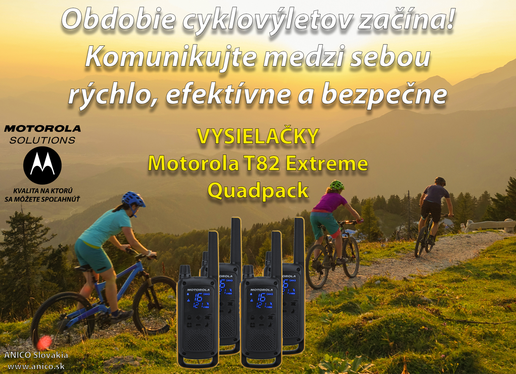 Prínos vysielačiek pre cyklistov