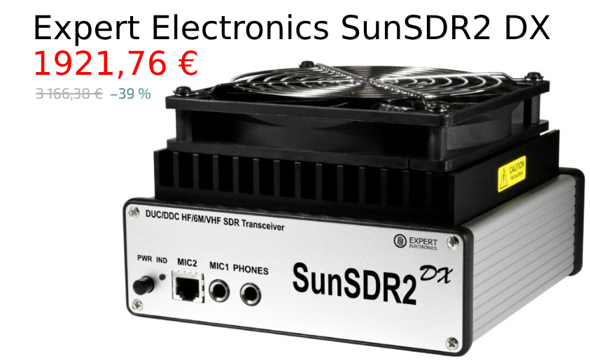 SunSDR2 DX SDR