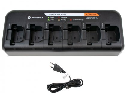 Motorola PMLN6598A nabíjacia stanica pre 6 ks CP040, DP1400