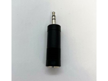 Adaptér 3,5 jack male - 6,3 jack female