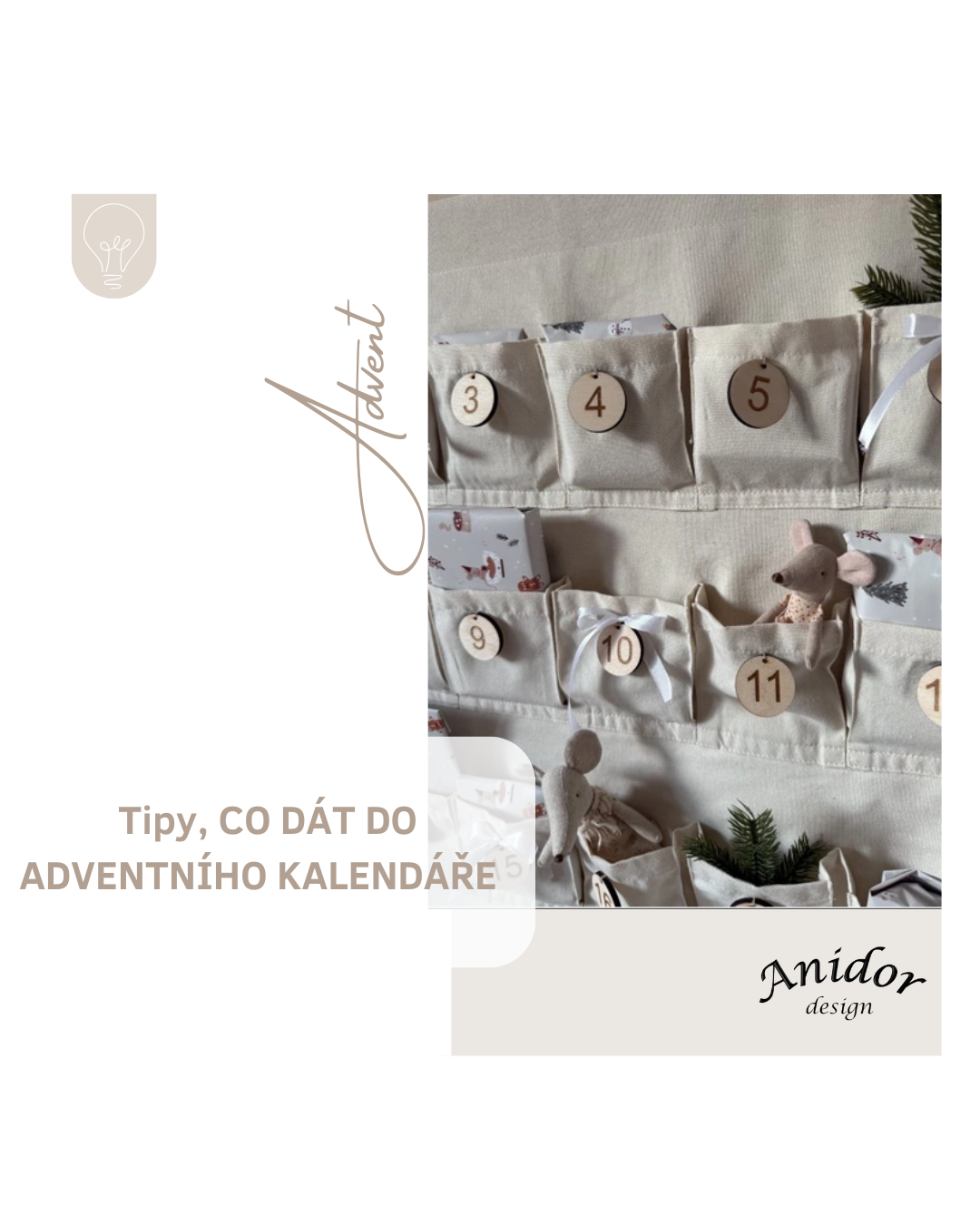 24 tipů, čím naplnit adventní kalendář pro děti