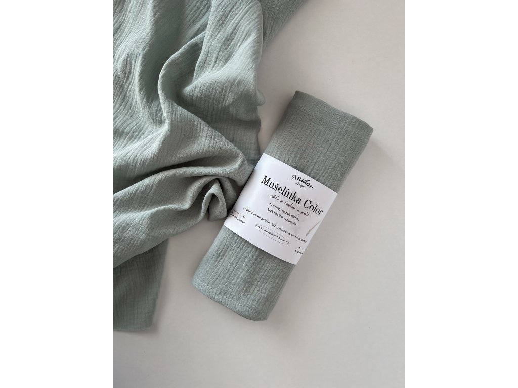 Mušelínka Color - různé barvy