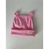 Čepička s Oušky Baby pink