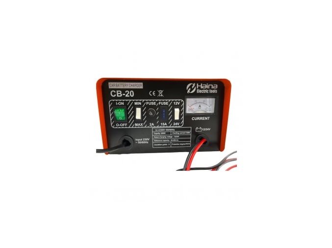 HAINA CB-20 AUTO NABÍJAČKA/RÝCHLONABÍJAČKA12V/24V 20-200AH