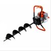 1 KrafTech KTED73 Pro Talajfúrógép 6,5Lóerő 73Köbcenti 3db szár 100150200mm