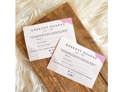 Dárkový poukaz Anilu - tištěný