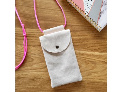 Kapsička na mobil Minibag - krémová