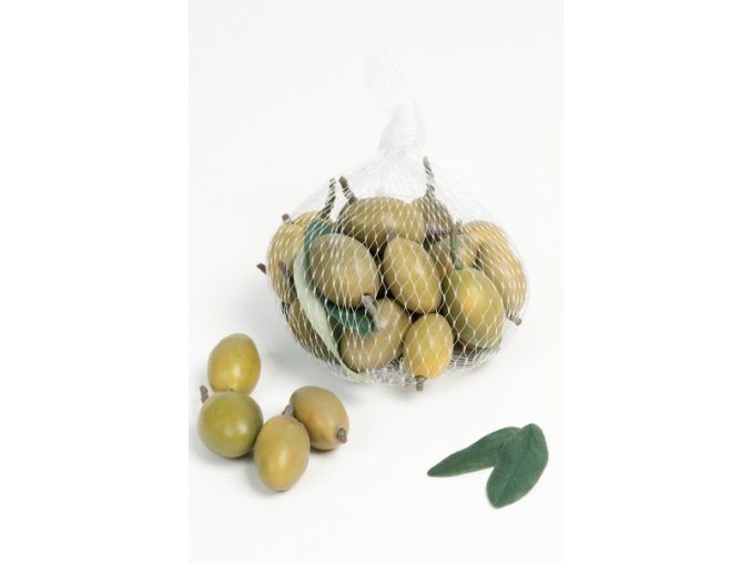 Umělá dekorace - Olivy zelené