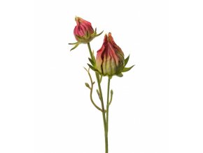 Umělá květina - Růžový pupenec