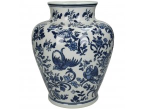 vaza-porcelanova-bilo-modra-28cm