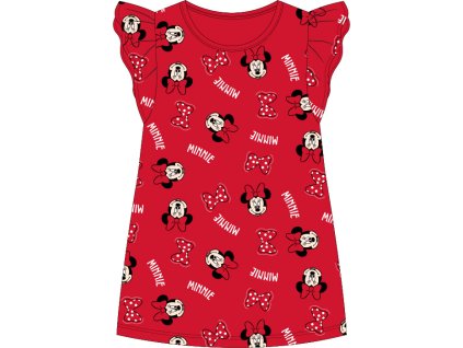 Dívčí noční košile - červená | Minnie Mouse