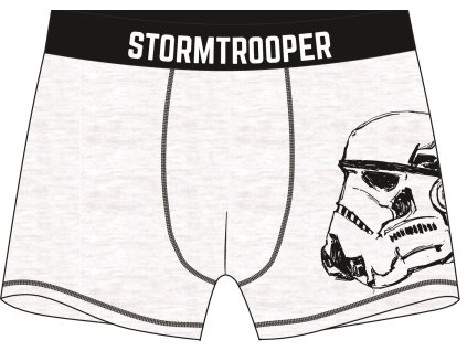 Pánské boxerky - šedý melír | Star Wars