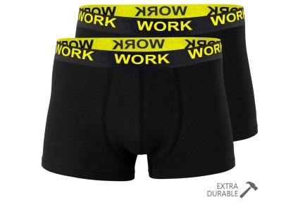 Pánské boxerky, 2pack - černá | WORK