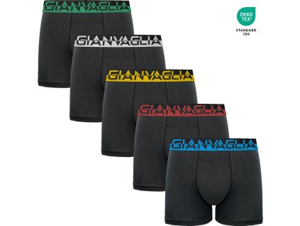 gianvaglia deluxe 5 pack gvg 5008 mens cotton boxe