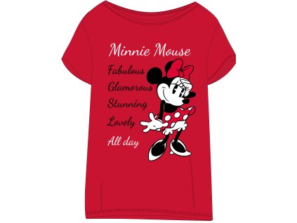 Dámská noční košile - červená | Minnie Mouse