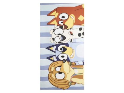 Dětská osuška - modrá pruhy | Bluey