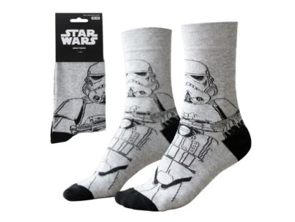 Pánské ponožky - světle šedá | Star Wars