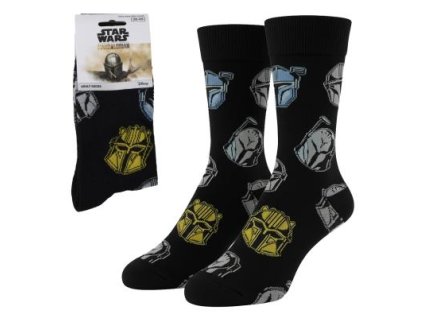 Pánské ponožky - černá | Star Wars Mandalorian