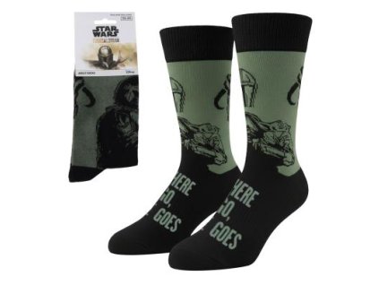 Pánské ponožky - khaki | Star Wars Mandalorian