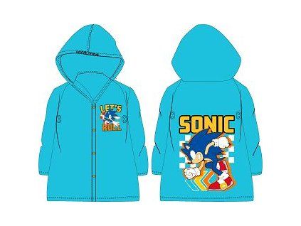 Dětská pláštěnka - světle modrá | Ježek Sonic