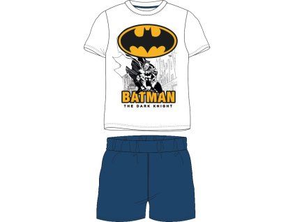 Dětské pyžamo - bílá/modrá | Batman