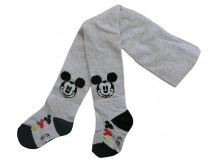 Kojenecké punčocháče - šedý melír | Mickey Mouse