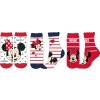 Dětské ponožky, 3pack - bílá/červená | Minnie Mouse